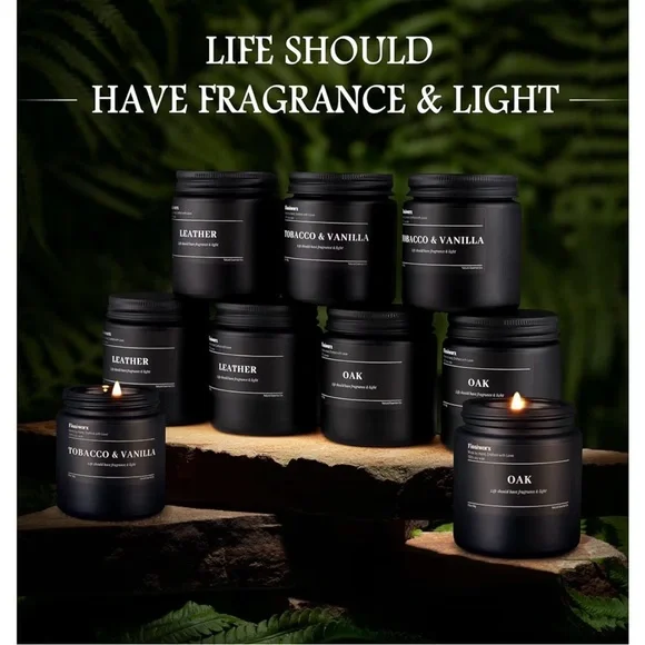 9 Pack Scented Candles Set Gifts for Men, Aromatherapy Candle Set with Scents - Picture 6 of 6